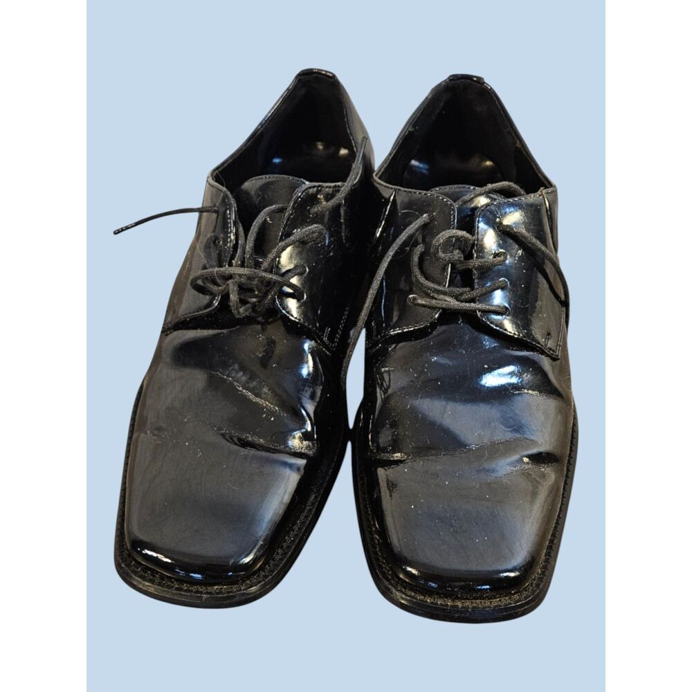 Men's Patent Leather Oxfords by Stafford. Size 8.5 Med. -- ITEM #3079 - Picture 4 of 7